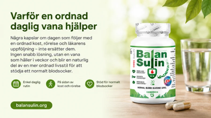 Balansulin — en enkel daglig vana i kapselform