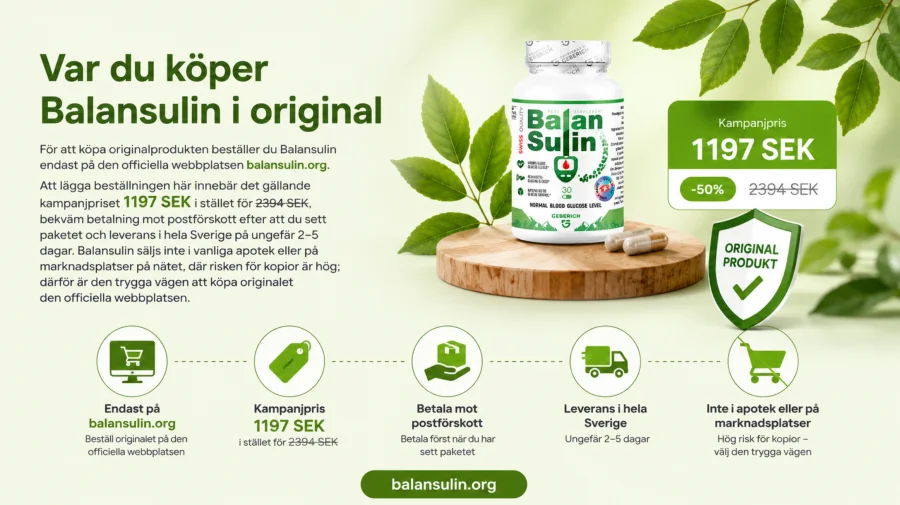 Balansulin — köp originalprodukten på den officiella webbplatsen i Sverige