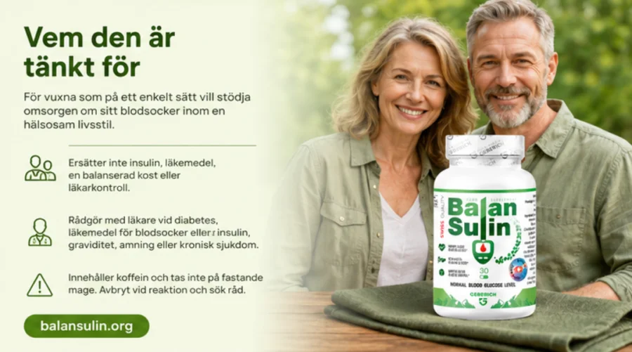 Balansulin — kapslar för vuxna som värnar sitt blodsocker