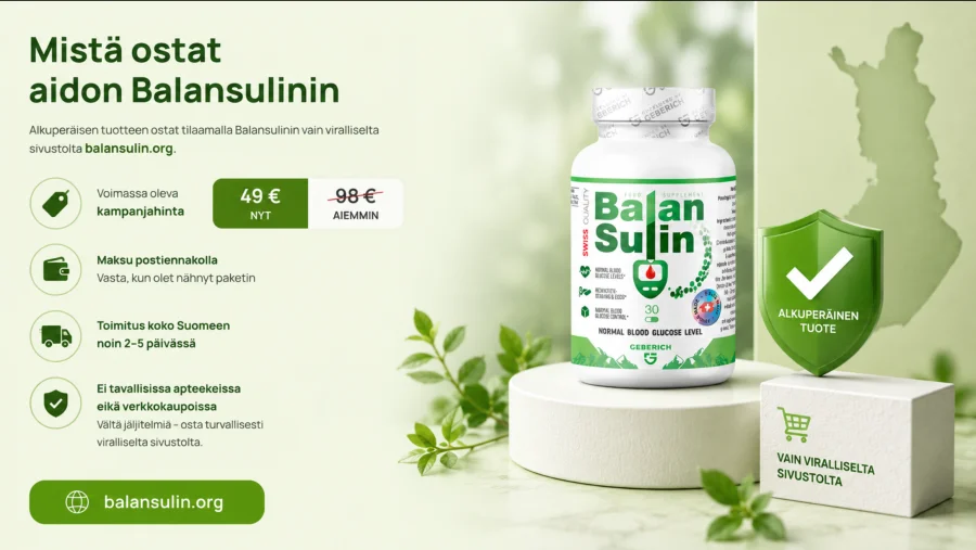 Balansulin — osta alkuperäinen tuote viralliselta sivustolta Suomessa