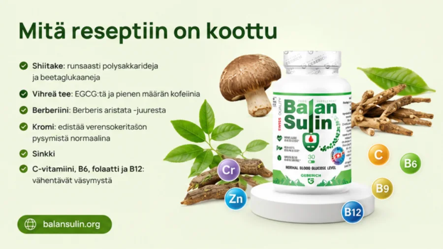 Balansulin — resepti, jossa yhdeksän vaikuttavaa ainetta